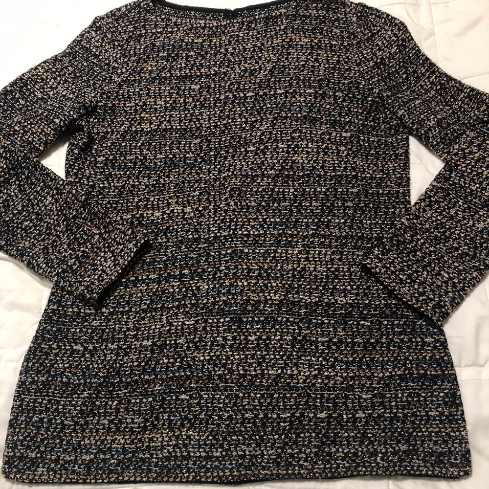 St. John metallic knit tunic. Sz. Small.